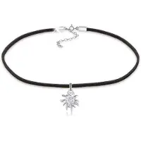 Elli Chaîne 'Edelweiss' noir / argent