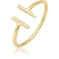 Elli PREMIUM Bague 'Geo' or