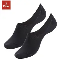 HUGO BOSS Boss 2-pack Shoeliner Finest Soft Cotton Black Str 39-40 2 stk.