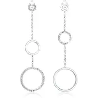 Elli PREMIUM Boucles d'oreilles 'Kreis' argent