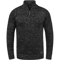 Blend Pull-over 'Danovan' marron / gris argenté / rouge / noir chiné