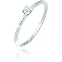 Elli DIAMONDS Bague 'Diamant' argent