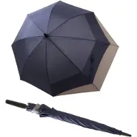 Doppler Parapluie 'Fiber' bleu marine / gris
