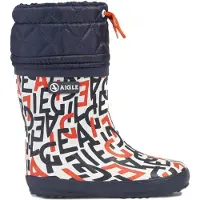Aigle Bottes de Pluie Aigle Kids Giboulee Print Monogramme-Taille 25