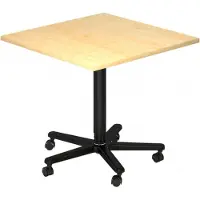Hjh OFFICE PRO Table élévatrice à colonnes VST (80 x 80 x 114 cm)