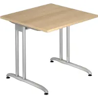 Hjh OFFICE PRO Bureau à hauteur fixe VBS (80 x 80 x 72 cm)