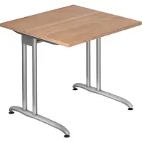 Hjh OFFICE PRO Bureau à hauteur fixe VBS (80 x 80 x 72 cm)