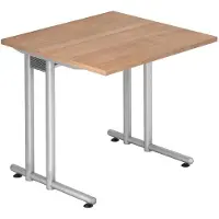 Hjh OFFICE PRO Bureau à hauteur fixe VNS (80 x 80 x 72 cm)