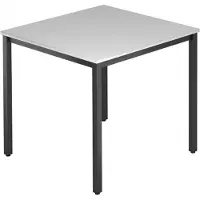 Hjh OFFICE PRO Système de tables VD (80 x 80 x 72 cm)