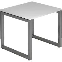 Hjh OFFICE PRO MyTable R Schreibtisch mit Gestell Graphit