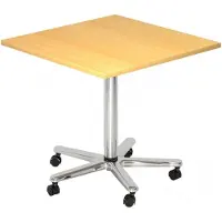 Hjh OFFICE PRO Table élévatrice à colonnes VST (80 x 80 x 114 cm)