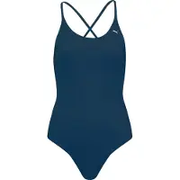 Puma V Neck Swimsuit Bleu M Femme