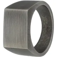 Lucardi Bague gris argenté