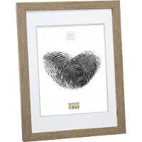 Deknudt Cadre photo avec passe-partout couleur bronze 15x20 S43AD2