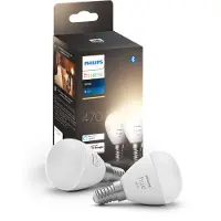 Philips Hue Ampoule Globe White E14 Lot de 2