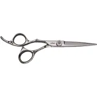 E-Kwip FLL 55 Flower Haarschneideschere 5,5 Zoll Linkshand Offset
