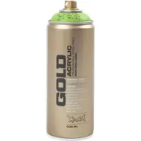 Montana Cans Bombe de peinture Montana GOLD, 400 ml, vert clair, Color Shock, MXG-S6000
