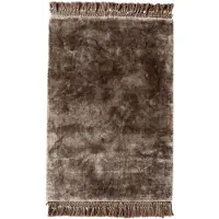 Nordal Tapis À Franges Gris Chaud A/s Noble | 8296
