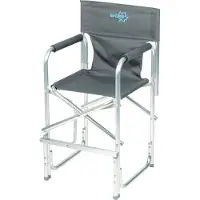 Bo Camp Bo-Camp Chaise haute pliante anthracite