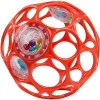 Oball Hochet - 9 cm - Rose rouge - - UneTaille - Hochet
