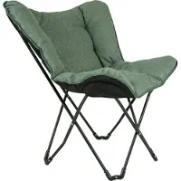 Bo Camp Chaise papillon de camping pliable Himrod Vert