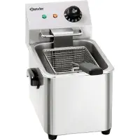 Bartscher Friteuse "SNACK I" | 4 Litres | 220 x 400 x 315 mm | 50  °C a 190  °C