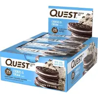 Quest Nutrition Barre Quest, Cookies & Crème - 12 barres