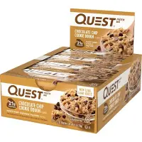 Quest Nutrition Barre Quest, pâte à biscuits aux pépites de chocolat - 12 barres