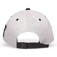 6-Siege Hommes, Casquette, Casquette ajustable Logo pour hommes, Gris, (Taille unique)