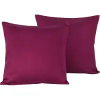 De Witte Lietaer Housse de Coussin Décoratif De Witte Lietaer Olivia Beet Red 40 x 40 cm (Ensemble de 2)