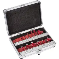 Kreator BÁsico Router Bit Set 8 Mm 15 Units Clair