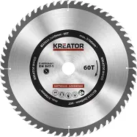 Kreator 235x30x2.2 Mm 60t Wood Circular Saw Disc Argenté