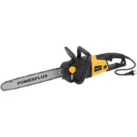 Powerplus Powxg1009 2400w 400 Mm Electric Chainsaw Argenté One Size / EU Plug 220V