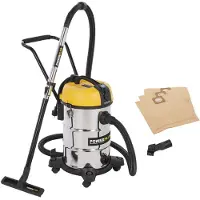 Powerplus Aspirateur Eau / Poussiere - 30l Réf Powx3240désignation Aspirateur 1200wcuve 30 L - Inox