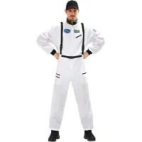 Widmann Combinaison astronaute blanc combinaison spatiale, taille:XL
