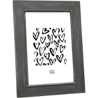 Deknudt Frames Cadre photo Deknudt, gris, bois, 10x15 cm, modèle S48SS