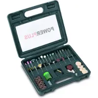 Powerplus Outil multifonctionnel 102 pièces Mini ponceuse Set d'accessoires Outil combiné + mallette