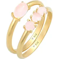 Elli Parure de bijoux or / rose