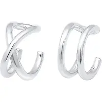 Elli Boucles d'oreilles 'Geo' argent