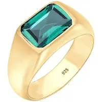 Elli PREMIUM Bague or / émeraude