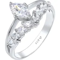 Elli PREMIUM Bague argent / transparent