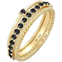 Elli Bague or / noir