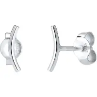 Elli Boucles d'oreilles 'Geo' argent