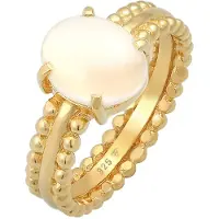 Elli PREMIUM Bague or / rose