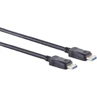 Shiverpeaks S/CONN maximum connectivity Câble de connexion DisplayPort 2.0, 8K, UHBR10, 1,5m (1.50 m), Câble vidéo, Noir
