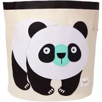 3 Sprouts 3 choux de rangement en toile - lerierie et panier de jouets pour bb et panda pour enfants
