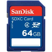 SanDisk - Carte mémoire flash - 64 Go - Classe 4 - SDXC