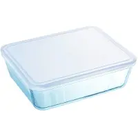 Pyrex Boîte à Lunch en Verre Borosilicaté Transparent Pyrex C&F