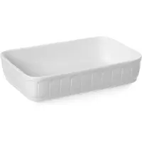 Hendi Plat four rustique 37 x 26 cm blanc