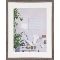 Henzo Cadre photo Modern - 40x50cm - Gris foncé